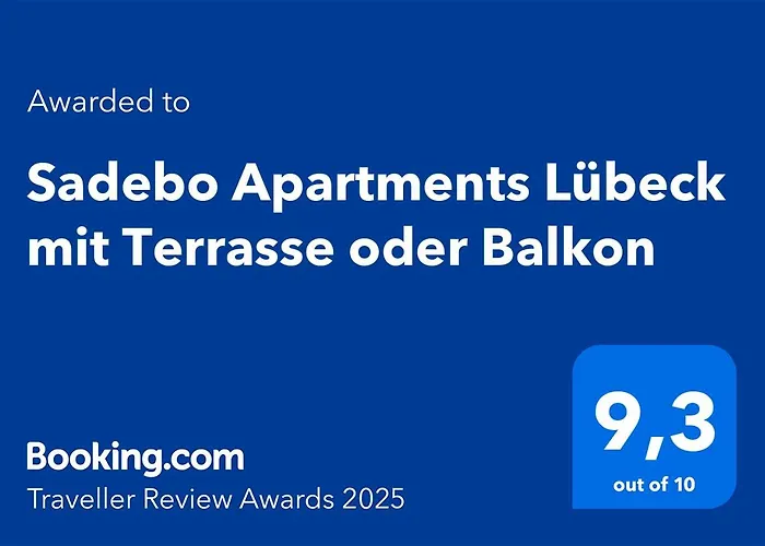 Sadebo Apartments Luebeck Mit Terrasse Oder Balkon